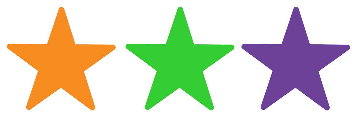 secondary colour stars