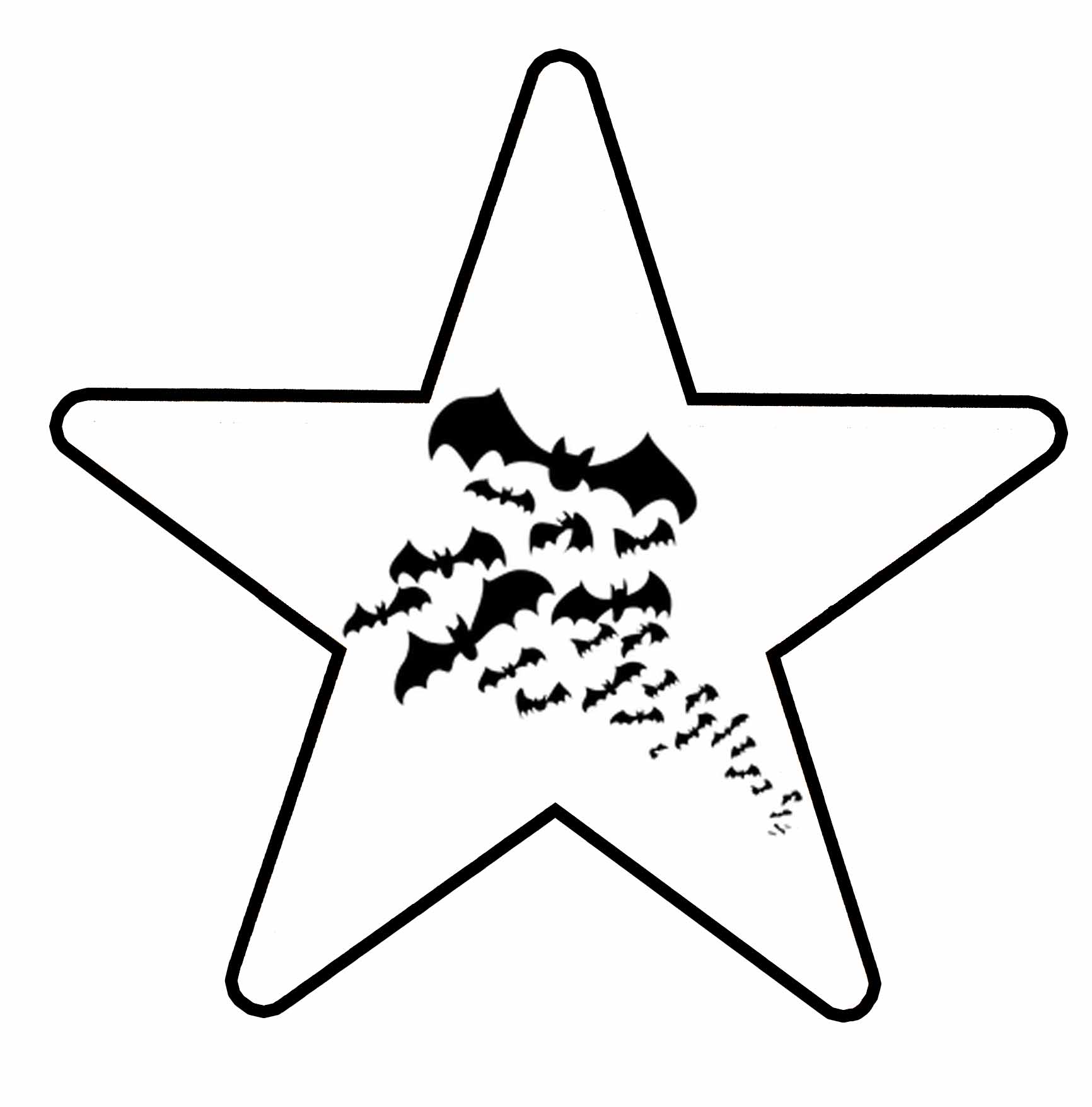 HAPPY HALLOWEEN STAR BATS