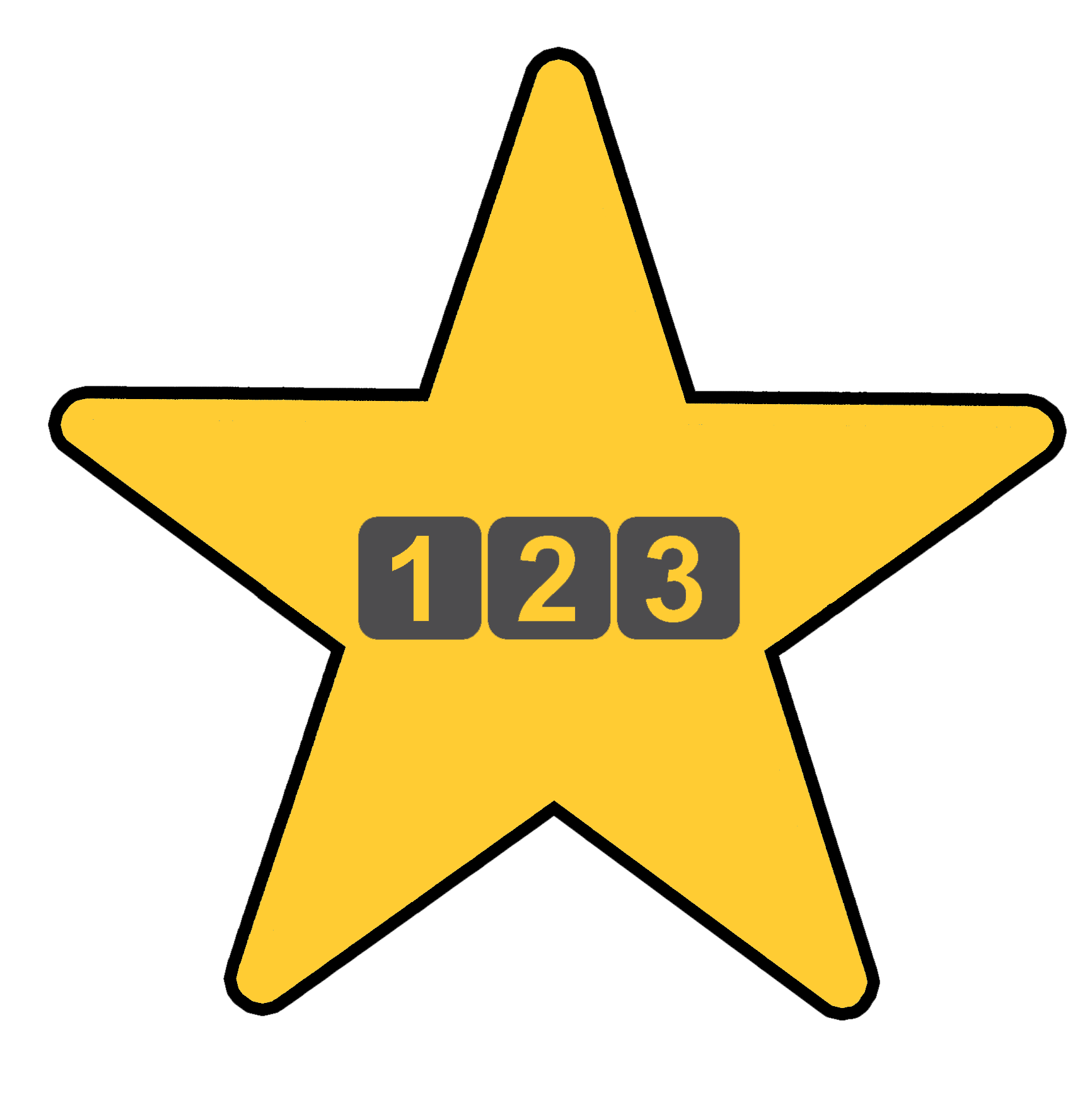 yellow-star-numeracy